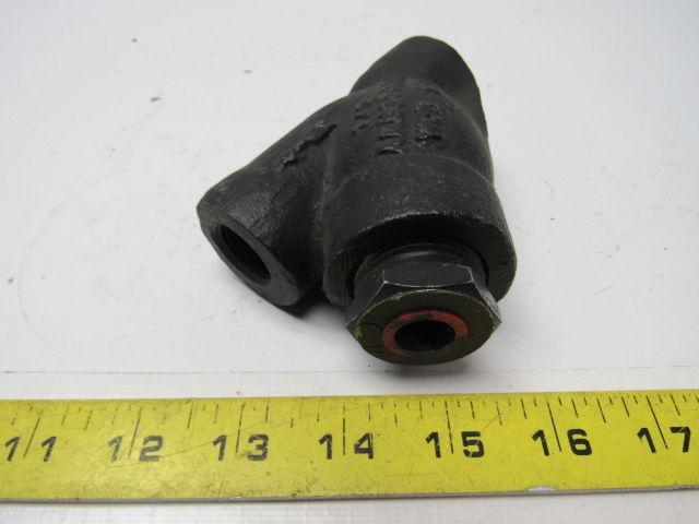 Armstrong B1SW Cast Carbon Steel Socket Weld Y Strainer 1/2"