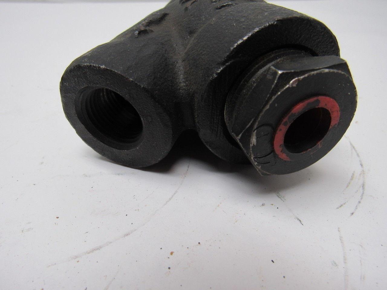 Armstrong B1SW Cast Carbon Steel Socket Weld Y Strainer 1/2"