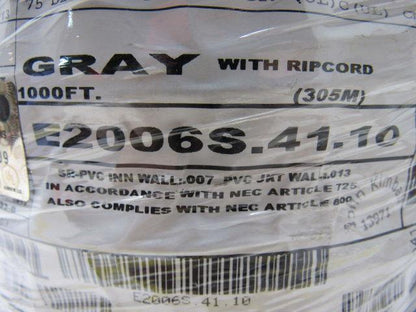 Carol General Cable E2006S.41.10 22-6 Conductor Shielded Comm Cable 1000' New