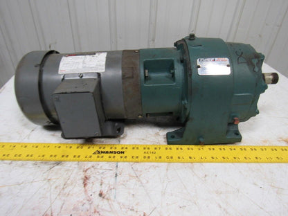 Reliance Electric 140DM16A 20.9:1 Gearbox Speed Reducer W/1.5 230/460V Motor