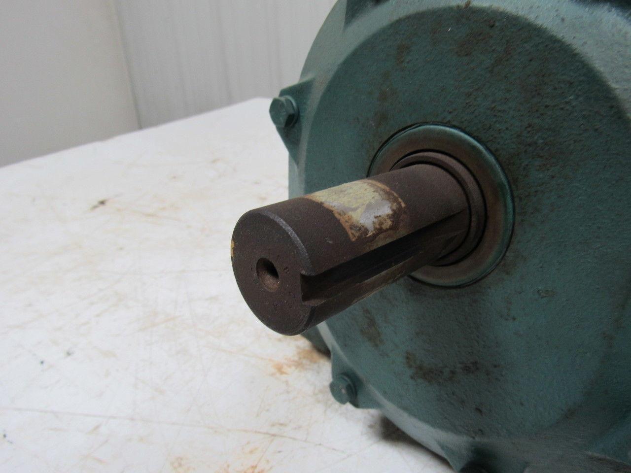 Reliance Electric 140DM16A 20.9:1 Gearbox Speed Reducer W/1.5 230/460V Motor