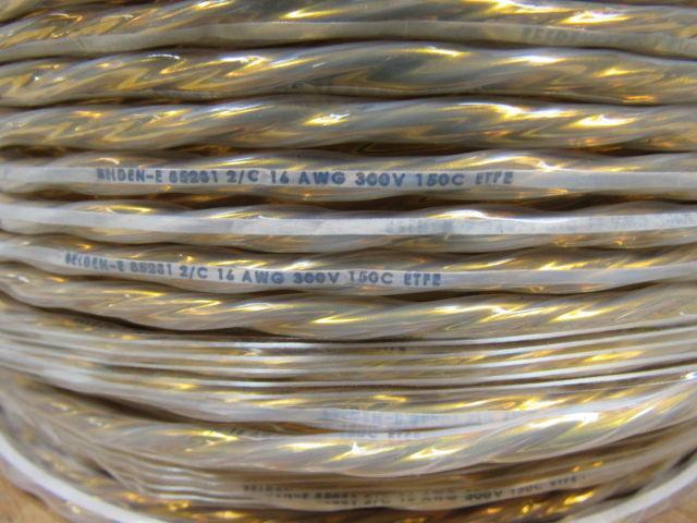 Belden 85231 16AWG 2 Cond Shielded ETFE 300V Wire 360 Ft