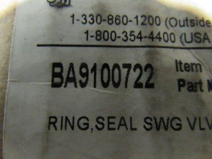Babcock & Wilcox 8805172 BA9100722 Ring Seal SWG Valve PL 16 , 15-3/4" I.D.
