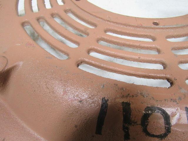 604731 Vintage Steampunk Cast Iron Motor Guard Set of 2 Pcs Approx. 26" O.D.