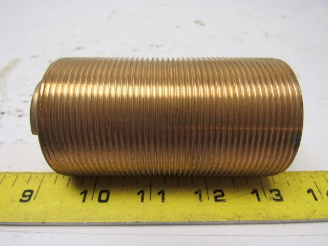 T82003-011 Brass Valve Stem Bushing 1.195" I.D. X 2" O.D. X 4" O.A.L. 12 TPI