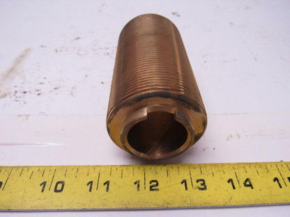 T82003-011 Brass Valve Stem Bushing 1.195" I.D. X 2" O.D. X 4" O.A.L. 12 TPI