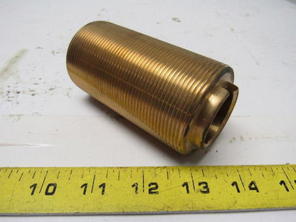 T82003-011 Brass Valve Stem Bushing 1.195" I.D. X 2" O.D. X 4" O.A.L. 12 TPI