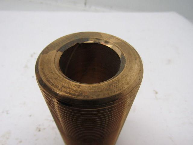 T82003-011 Brass Valve Stem Bushing 1.195" I.D. X 2" O.D. X 4" O.A.L. 12 TPI