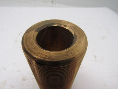 T82003-011 Brass Valve Stem Bushing 1.195" I.D. X 2" O.D. X 4" O.A.L. 12 TPI