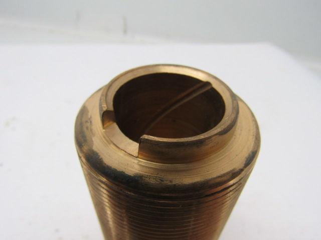 T82003-011 Brass Valve Stem Bushing 1.195" I.D. X 2" O.D. X 4" O.A.L. 12 TPI