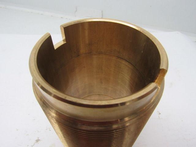 Brass Bushing 3.358" I.D. X 4.053" O.D. X 6-1/4" O.A.L. 8 TPI
