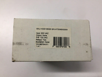 Simpson Electric H335135020 Digital Panel Meter 600 VAC New