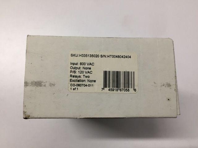 Simpson Electric H335135020 Digital Panel Meter 600 VAC New