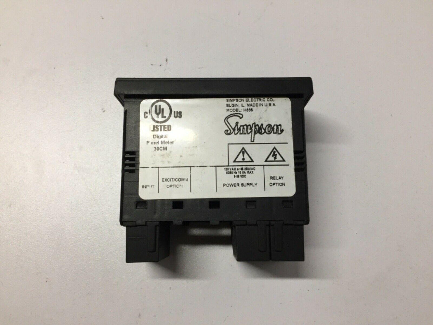 Simpson Electric Digital Panel Meter H335171020