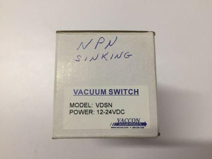 Bimba Vaccon VDSN Electronic Vacuum Pressure Switch Sensor Transmitter