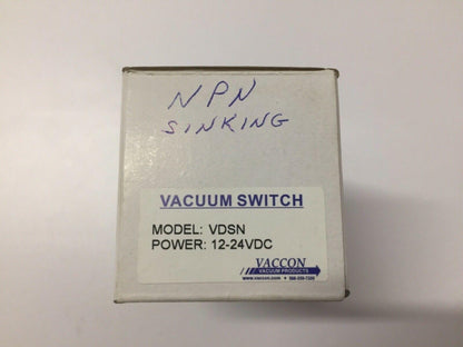 Bimba Vaccon VDSN Electronic Vacuum Pressure Switch Sensor Transmitter