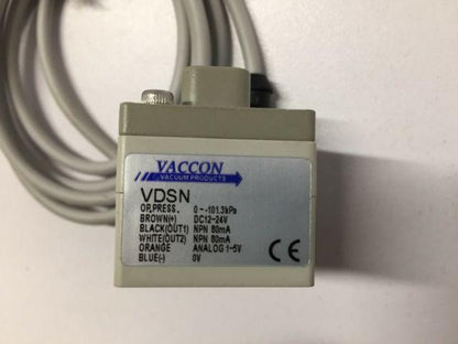 Bimba Vaccon VDSN Electronic Vacuum Pressure Switch Sensor Transmitter