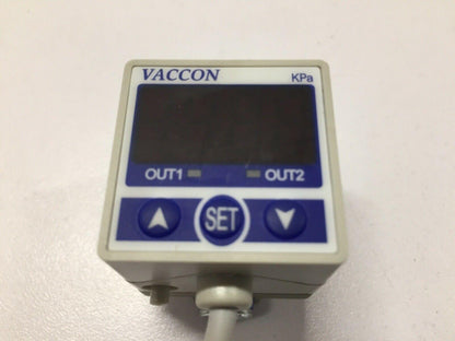 Bimba Vaccon VDSN Electronic Vacuum Pressure Switch Sensor Transmitter