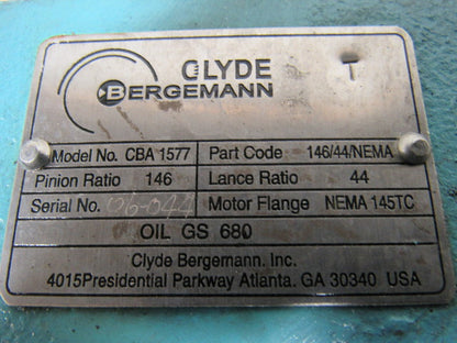Clyde Bergemann CBA 1577 Rebuilt Retractable Sootblower Carriage