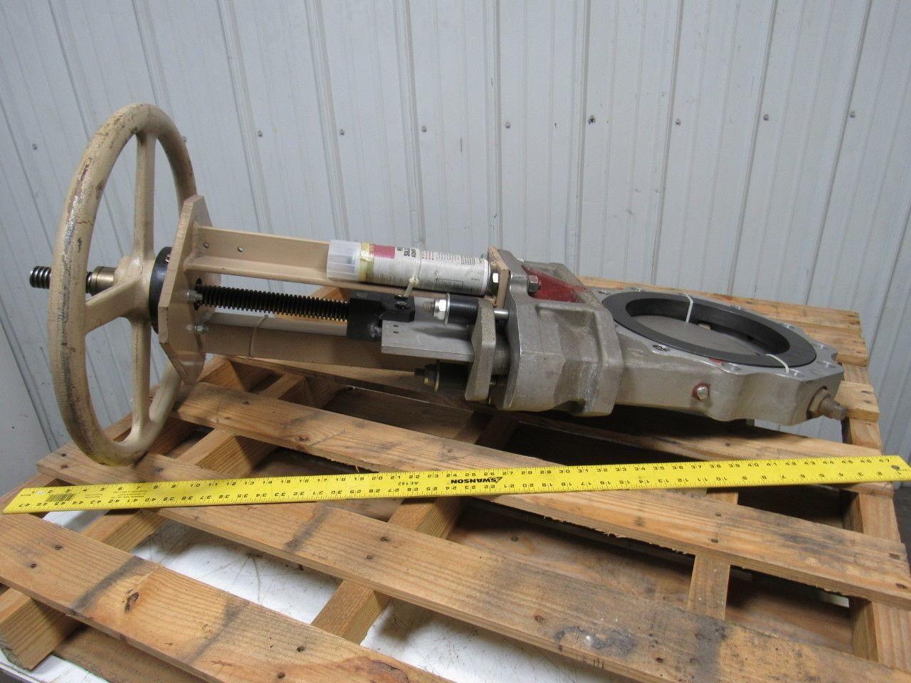 United Conveyor 5-1918-3-103110200000A Stainless Steel 10 Knife Gate Valve