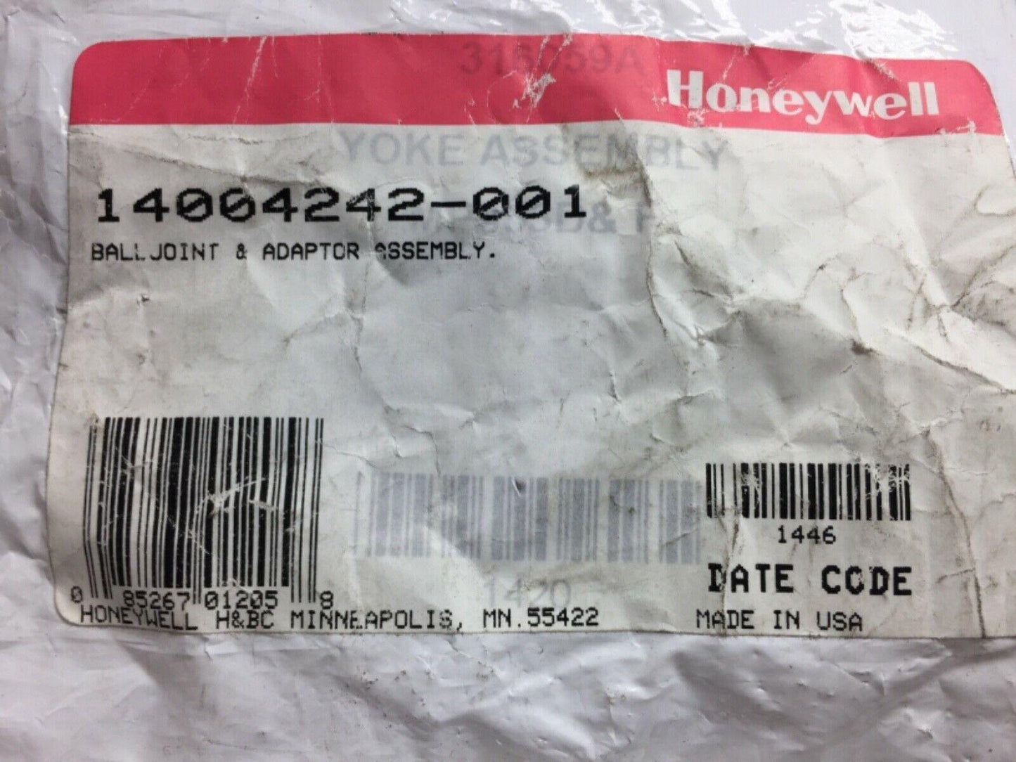 Honeywell 14004242-001 Balljoint Adaptor Assembly Pushrod Lot of 4