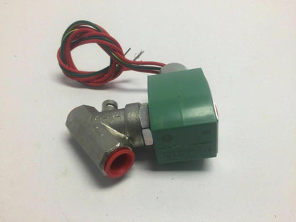 Asco Red Hat 8030G064 Solenoid Valve 3/8" NPT Stainless 120v NC 302804