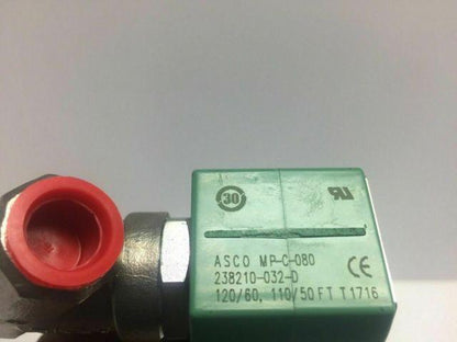 Asco Red Hat 8030G064 Solenoid Valve 3/8" NPT Stainless 120v NC 302804