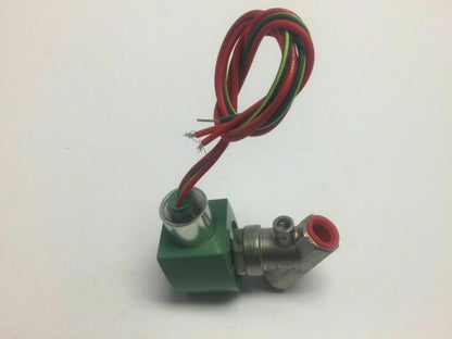 Asco Red Hat 8030G064 Solenoid Valve 3/8" NPT Stainless 120v NC 302804