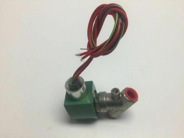 Asco Red Hat 8030G064 Solenoid Valve 3/8" NPT Stainless 120v NC 302804