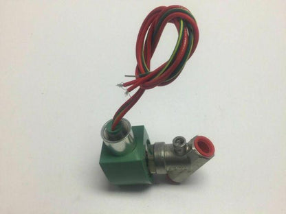 Asco Red Hat 8030G064 Solenoid Valve 3/8" NPT Stainless 120v NC 302804
