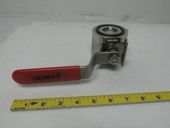 Gemini 1.2 89 6RTV6 Manual Ball Valve Center Section 316 SS 1000 PSI CWP