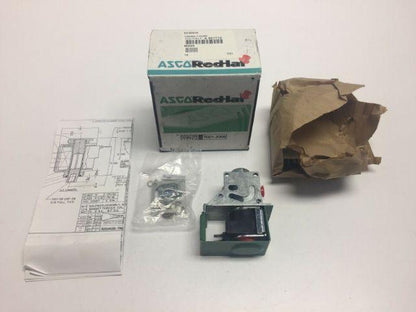 Asco Red Hat Solenoid Valve 8318D019 1/4" npt 120v New 302911