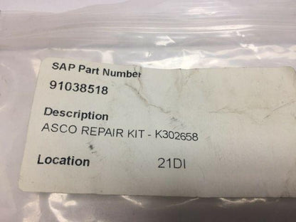 Asco Red Hat Solenoid Valve Repair Rebuild Kit 302658