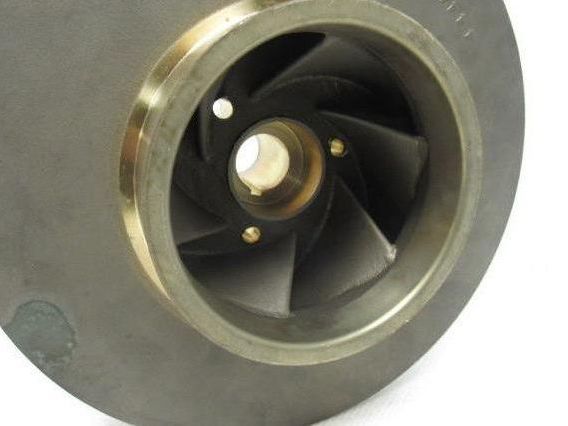 444A017 Brass Replacement Impeller 10.750" OD 1-1/4" Bore w/ Key