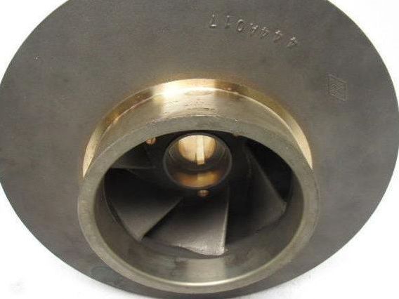 444A017 Brass Replacement Impeller 10.750" OD 1-1/4" Bore w/ Key