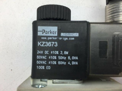 PARKER PA12719-0033-00 VALVE S9 381S-RF-1/4-NG 24VDC KZ3673