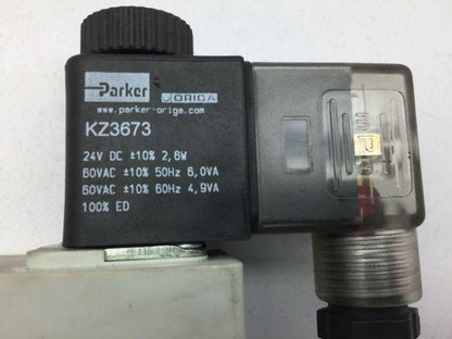 PARKER PA12681-0033-00 Solenoid Valve 5/2 Type S9 581S-RF-1/4 24VDC KZ3673