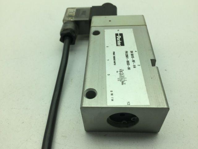 PARKER PA12681-0033-00 Solenoid Valve 5/2 Type S9 581S-RF-1/4 24VDC KZ3673