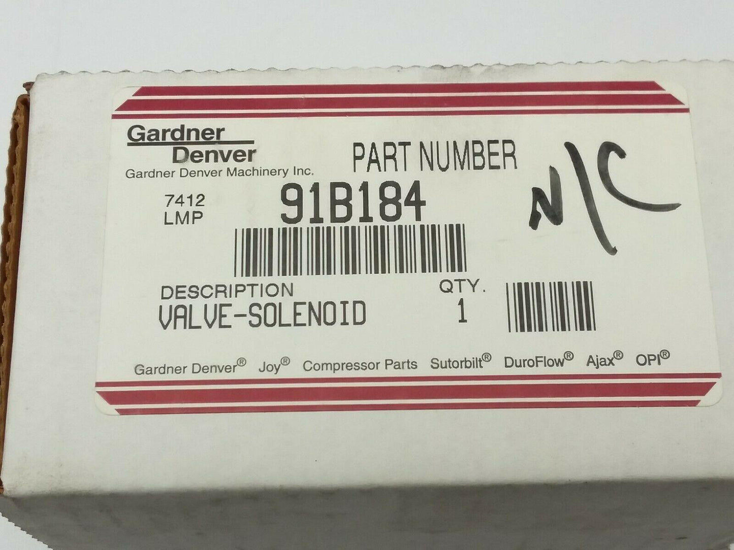 Asco Red Hat 8321G3 Solenoid Valve 1/4" NPT 3 Way 120V Coil