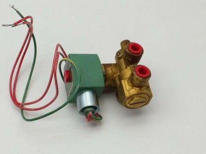 Asco Red Hat 8321G3 Solenoid Valve 1/4" NPT 3 Way 120V Coil