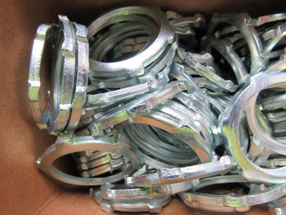 Arlington Ind Cat 403 1" Plated Steel Locknut for Rigid Metal Conduit Box of 100