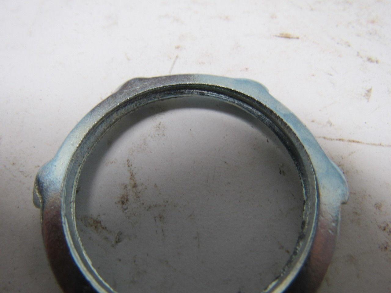 Arlington Ind Cat 403 1" Plated Steel Locknut for Rigid Metal Conduit Box of 100