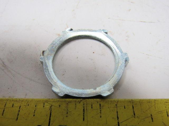Arlington Ind Cat 403 1" Plated Steel Locknut for Rigid Metal Conduit Box of 100