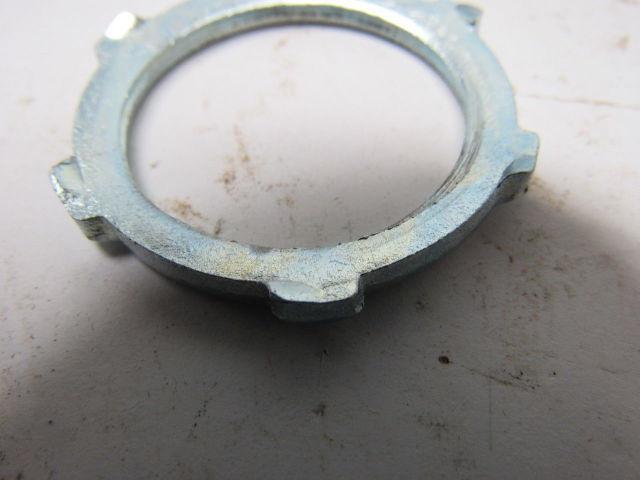 Arlington Ind Cat 403 1" Plated Steel Locknut for Rigid Metal Conduit Box of 100