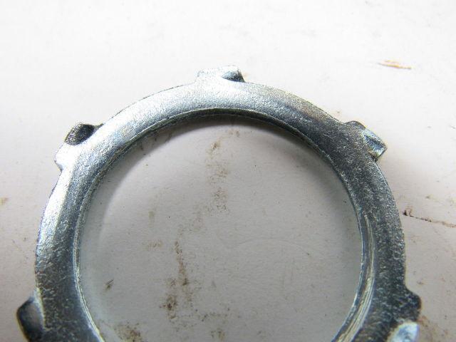 Arlington Ind Cat 403 1" Plated Steel Locknut for Rigid Metal Conduit Box of 100