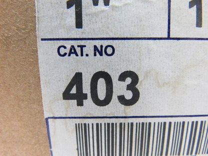Arlington Ind Cat 403 1" Plated Steel Locknut for Rigid Metal Conduit Box of 100