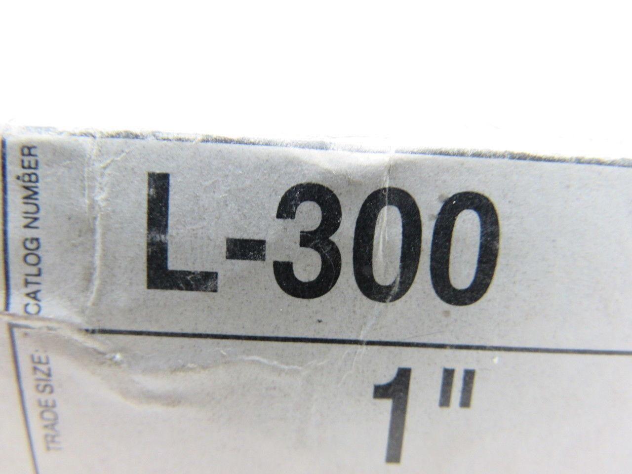 NEER L-300 1" Zinc Plated Steel Locknut for Rigid or IMC Conduits Box of 100