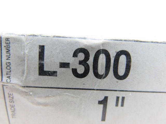 NEER L-300 1" Zinc Plated Steel Locknut for Rigid or IMC Conduits Box of 100