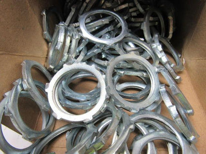 NEER L-300 1" Zinc Plated Steel Locknut for Rigid or IMC Conduits Box of 100
