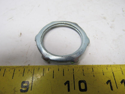 NEER L-300 1" Zinc Plated Steel Locknut for Rigid or IMC Conduits Box of 100